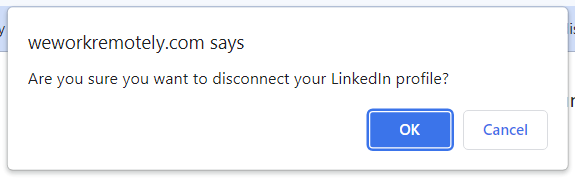 disconnect linkedin